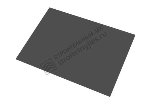 МДФ лакированная матовая фасадная панель Антрацит матовый 19 мм 2800х2070 FunderMax