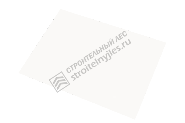 МДФ ламинированная двухсторонняя 18 мм 2800х1220 3P AGT Белый полярный