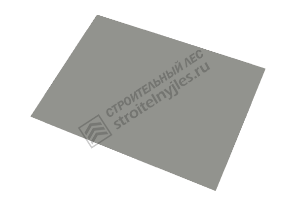 МДФ лакированная матовая фасадная панель Серый матовый 19 мм 2800х2070 FunderMax
