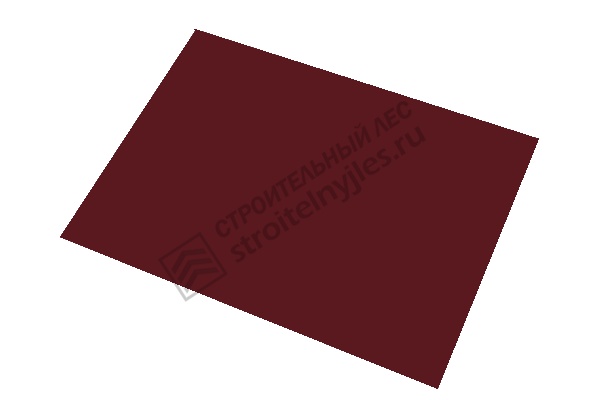 МДФ глянцевая в пластике 18 мм 3050х1220 Красное вино